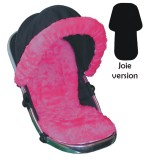 Seat Liner to fit Joie Pushchairs - Hot Pink Faux Fur